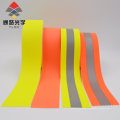 En471 Hi Vis Fire Retardant Fireproof Fluorescent Lime Yellow Reflective Fabric Tape